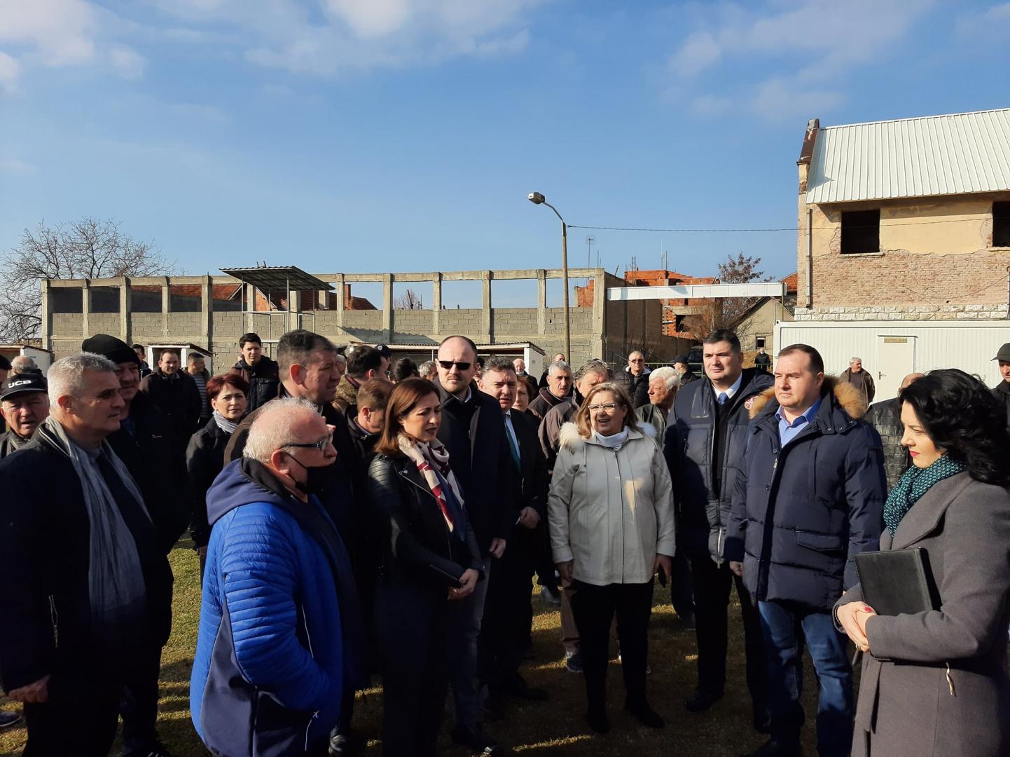 Градоначелница Драгана Сотировски са сарадницима посетила Горњи Матејевац